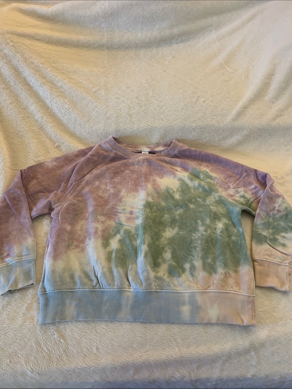 Old Navy Pastel Tie-Dyed Crewneck Sweatshirt
